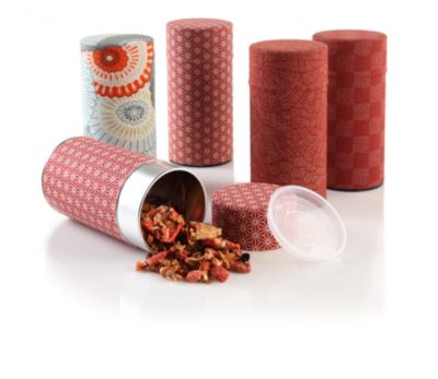 Teavana Red Tea Storage Tin Mycube